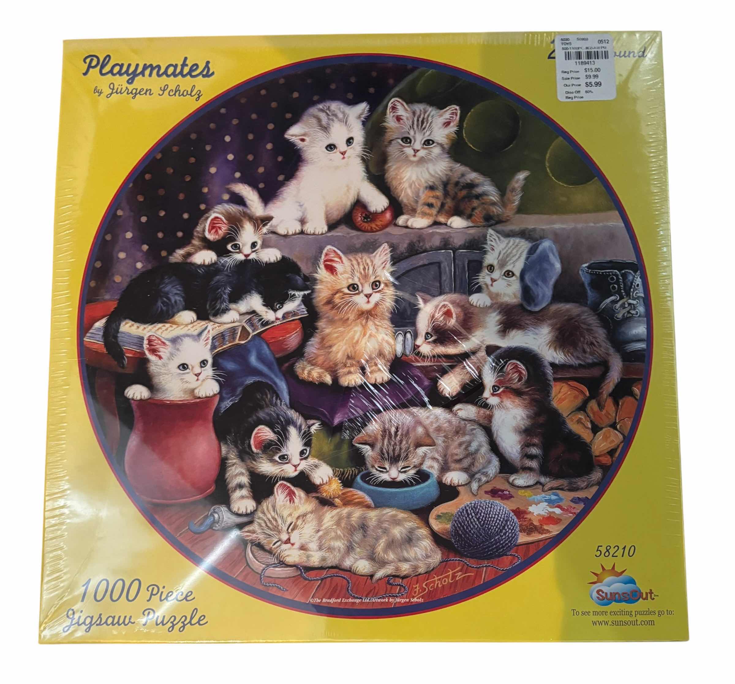 Photo 1 of NIB FOUR PUZZLES: PLAYMATES, PANORAMIC & MORE