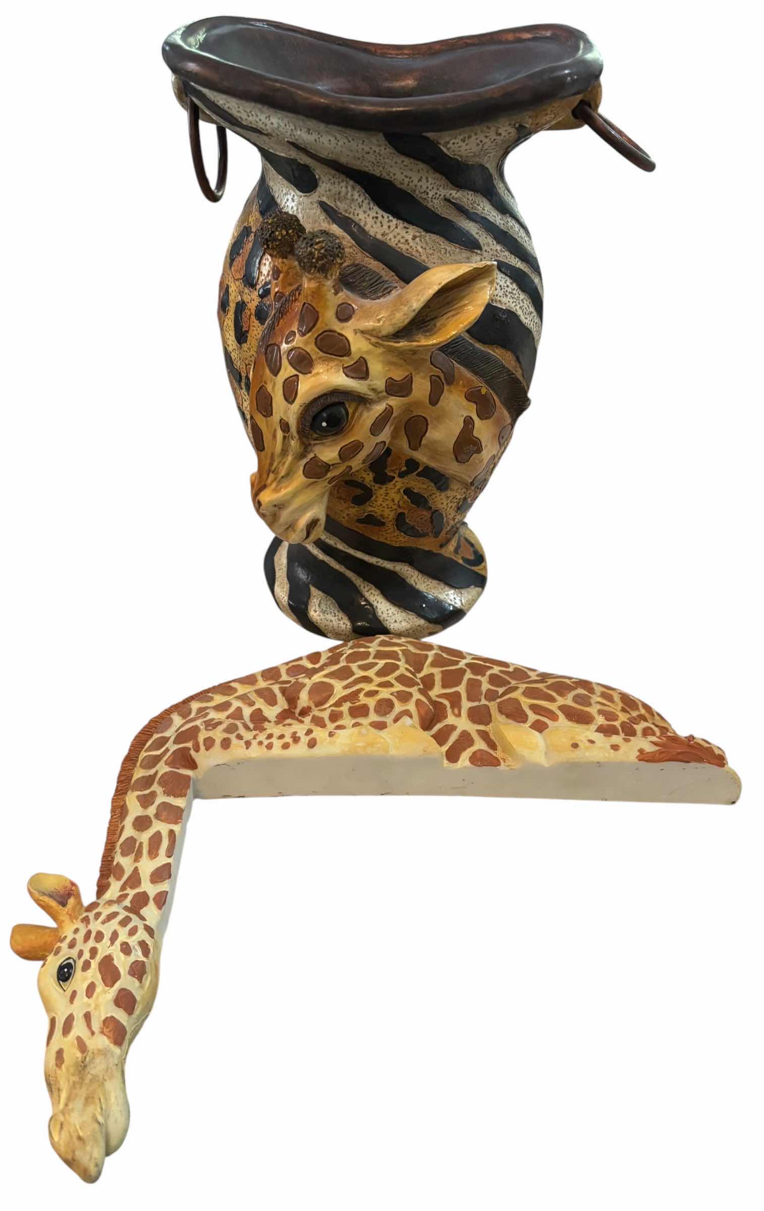 Photo 1 of GIRAFFE HOME DECOR, VASE H11”