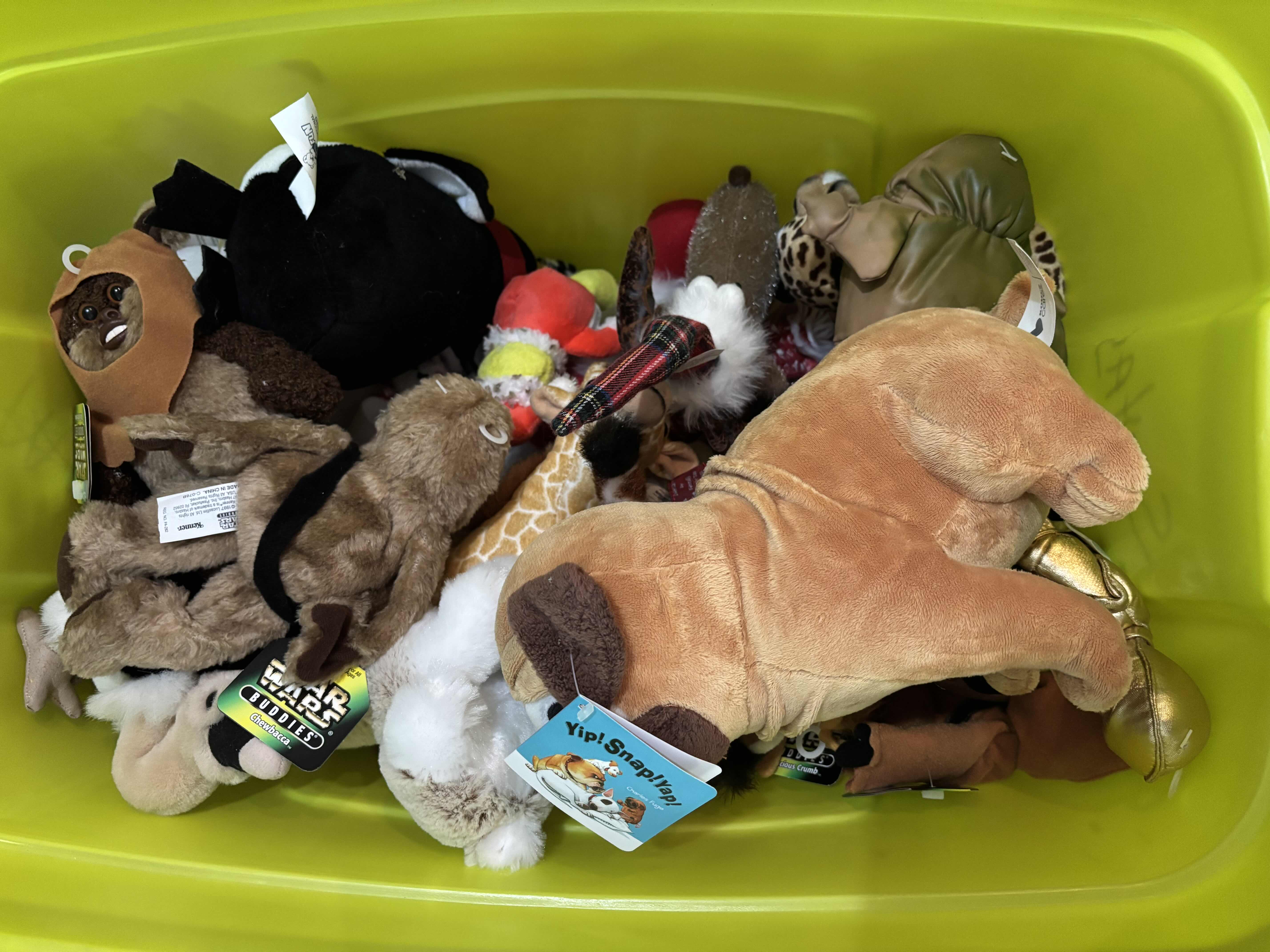 Photo 1 of CONTAINER OF STUFFED ANIMALS