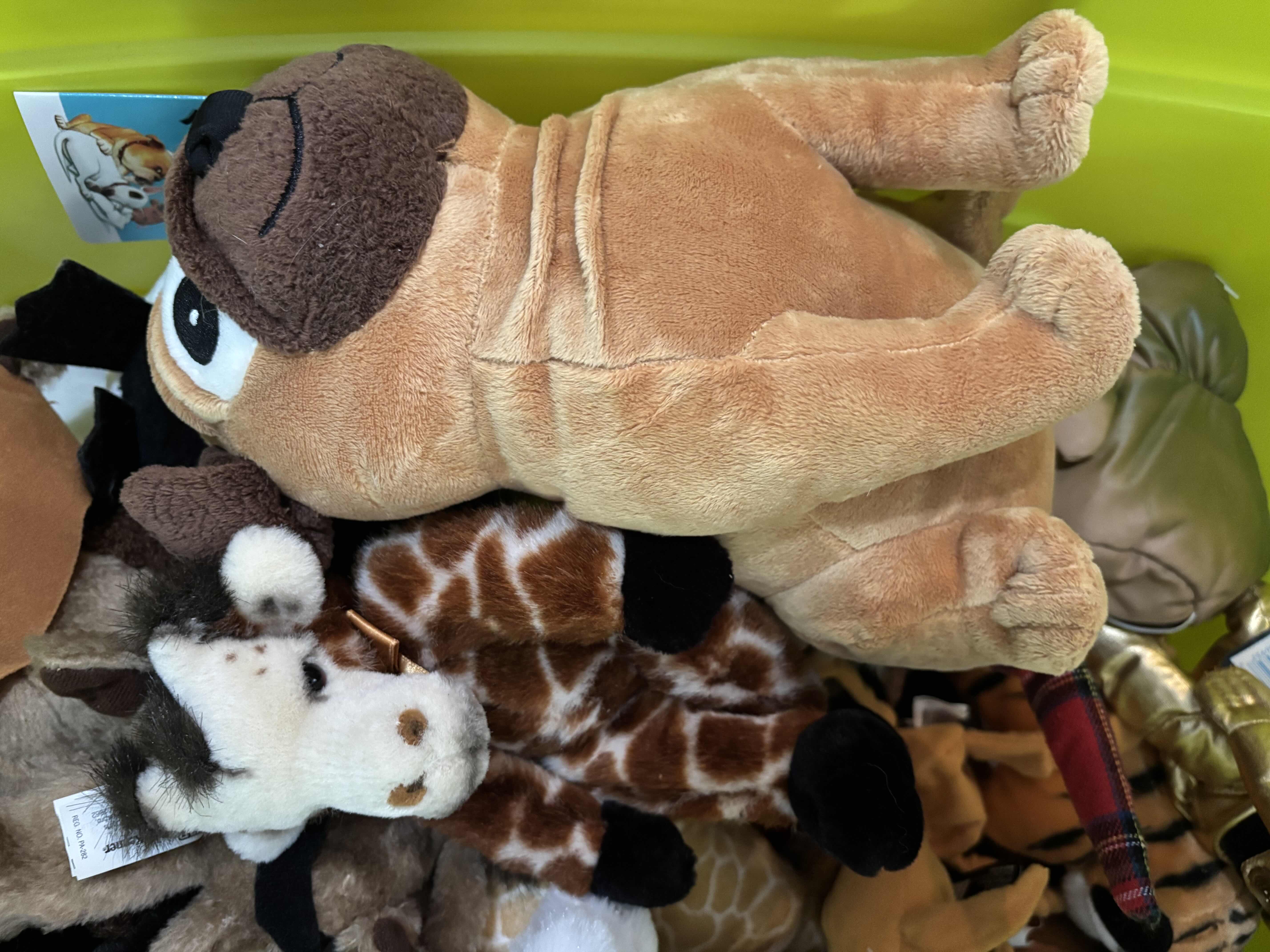 Photo 1 of CONTAINER OF STUFFED ANIMALS