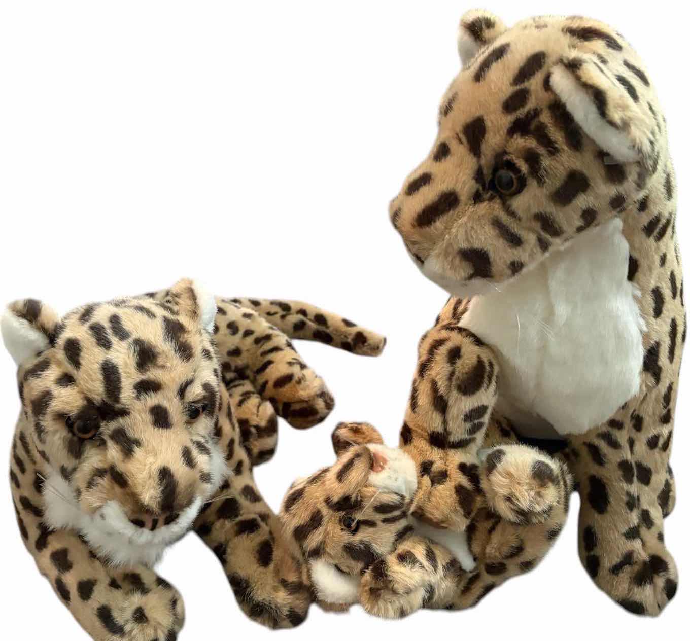 Photo 1 of 4-PCS LEOPARD & JAGUAR PLUSH COLLECTION H16”