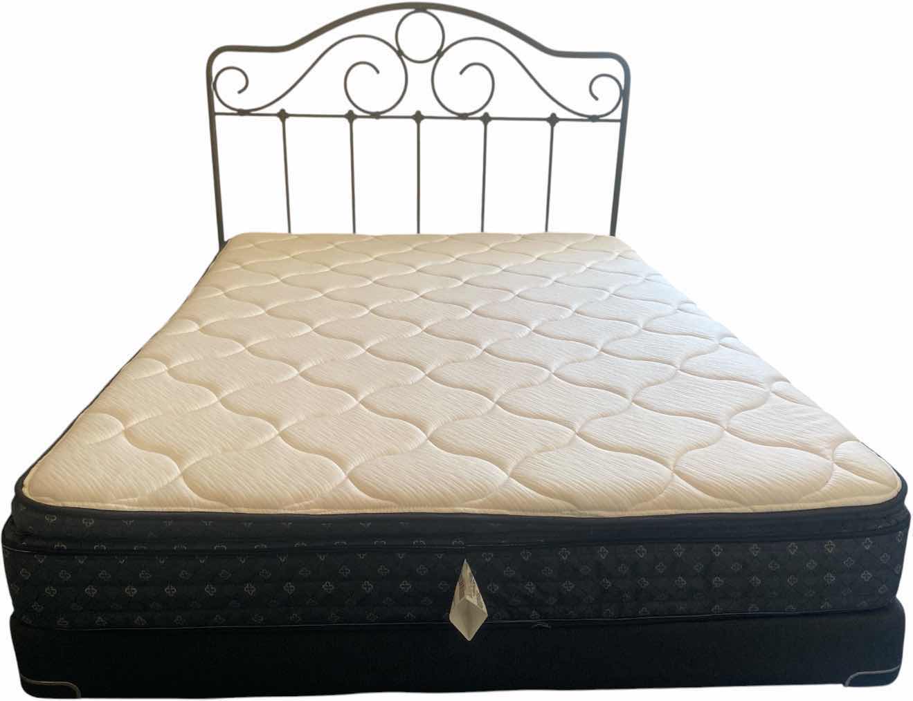 Photo 1 of BEST MATTRESS QUEEN SIZE VILLA PILLOW TOP WITH BOXSPRING AND HEADBOARD 78“ X 58“