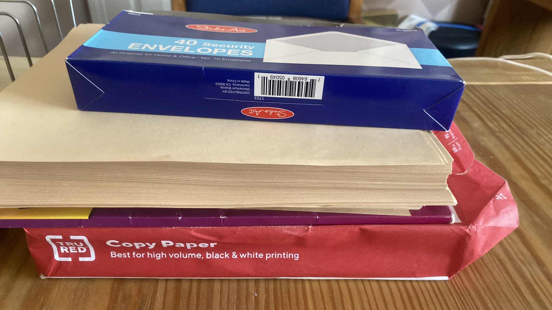 Photo 1 of OFFICE SUPPLIES-PAPER, MANILA FOLDERS, ENVELOPES, MEDIA SOAKERS AND SORTER