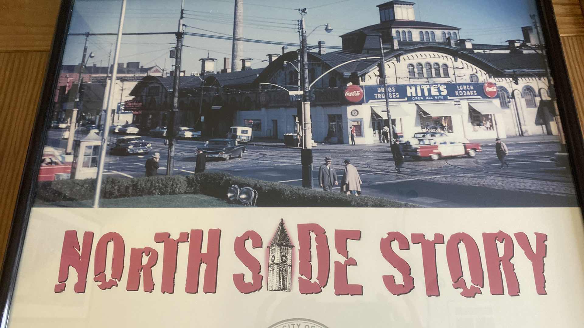 Photo 1 of FRAMED NORTHSIDE STORY POSTER FROM PITTSBURGH HISTORY SERIES ARTWORK  22“ X 22“