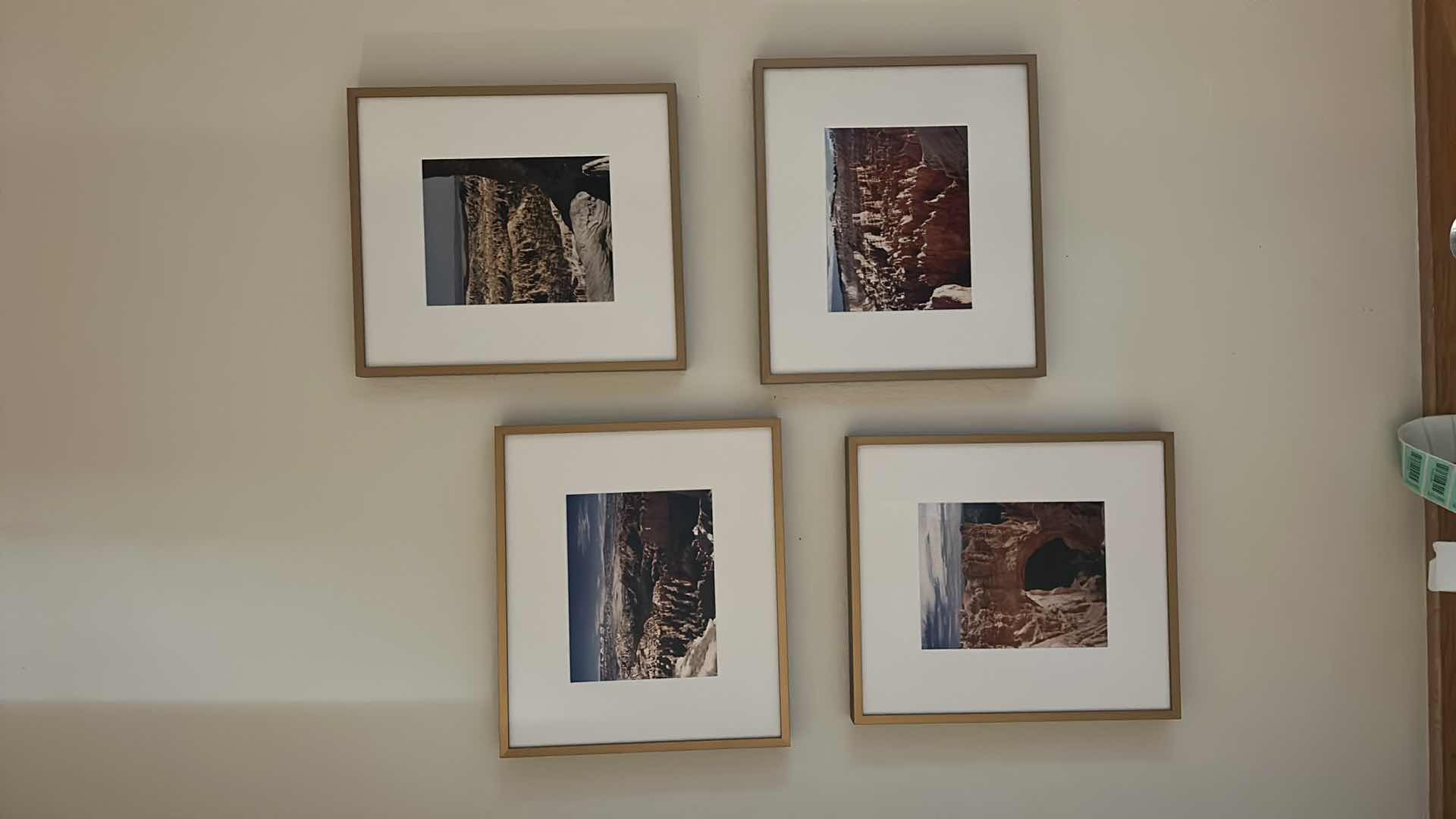 Photo 1 of FOUR FRAMED LANDSCAPE PHOTOGRAPHY ARTWORK PIECES, CAPTURING THE DRAMATIC ROCK FORMATIONS AND SWEEPING VISTAS OF BRYCE CANYON NATIONAL PARK 14 1/4” x H16 1/4”