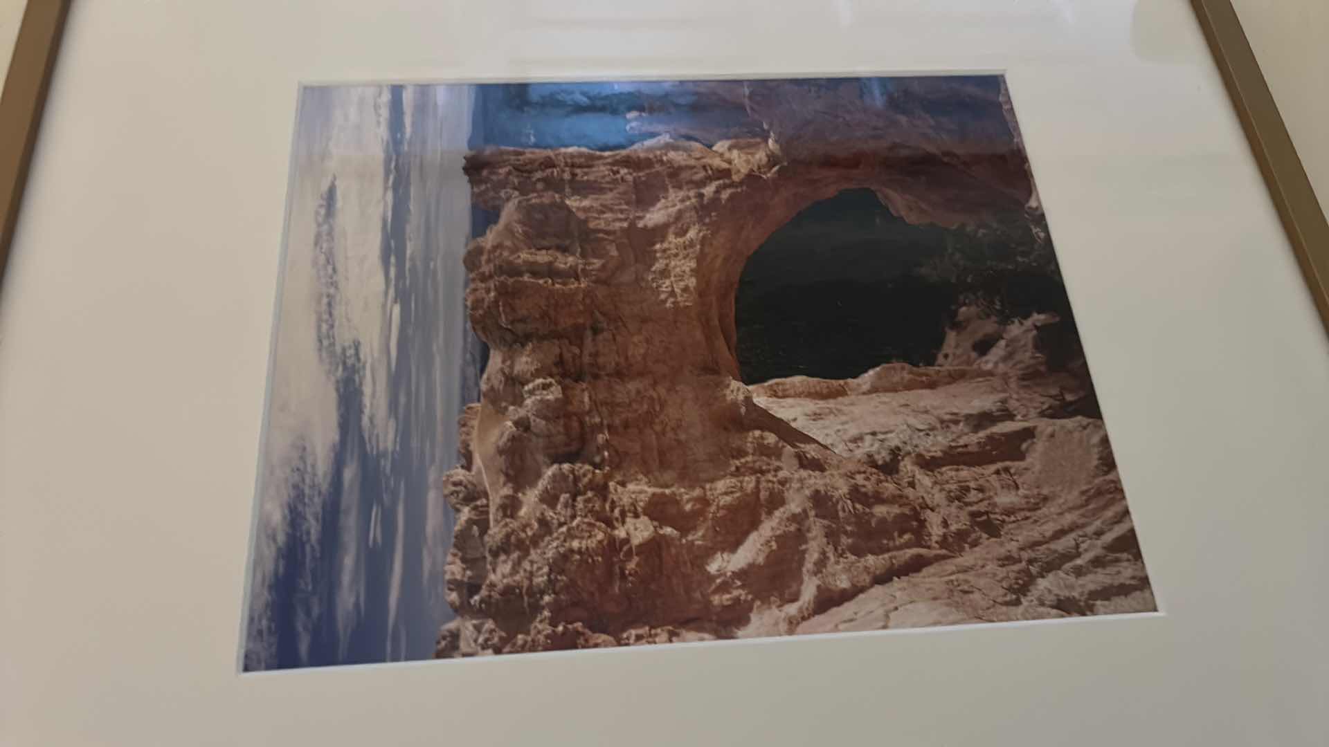 Photo 1 of FOUR FRAMED LANDSCAPE PHOTOGRAPHY ARTWORK PIECES, CAPTURING THE DRAMATIC ROCK FORMATIONS AND SWEEPING VISTAS OF BRYCE CANYON NATIONAL PARK 14 1/4” x H16 1/4”