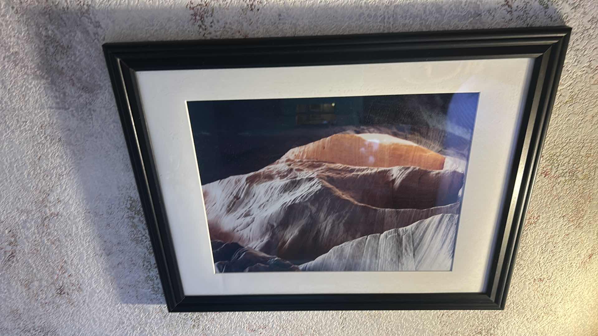 Photo 1 of FRAMED LANDSCAPE PHOTOGRAPH ARTWORK OF SOUTHWESTERN SLOT, CANYON 16” x H20”