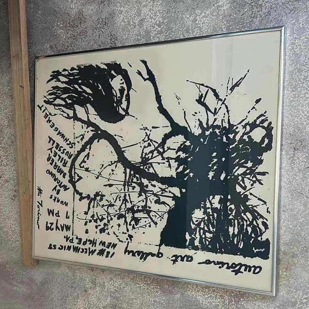 Photo 1 of FRAMED EXHIBITION POSTER OR ARTWORK PRINT, 24” x H20”