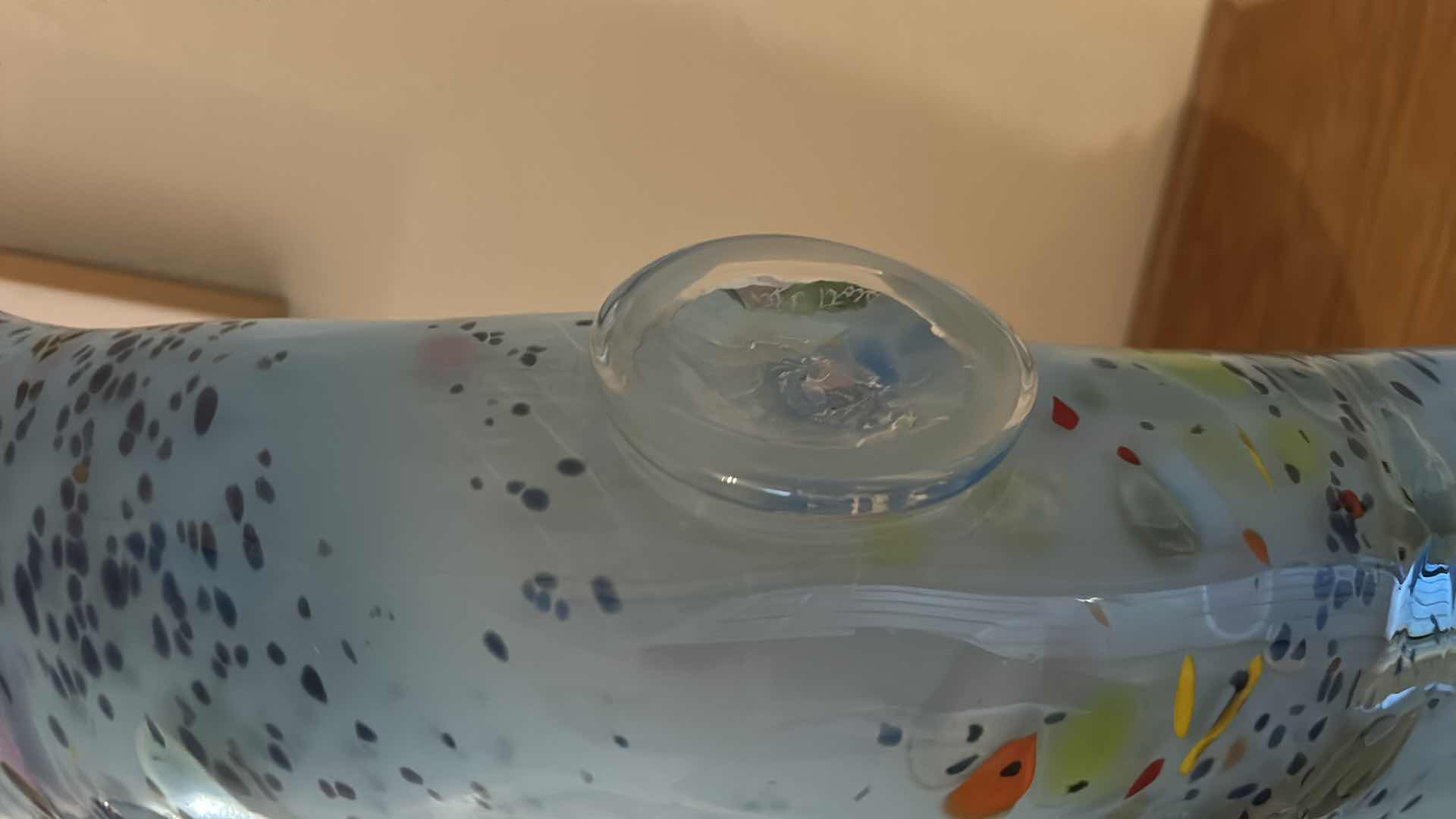 Photo 1 of MURANO GLASS SEAFORM SCULPTURE  H5 1/2”