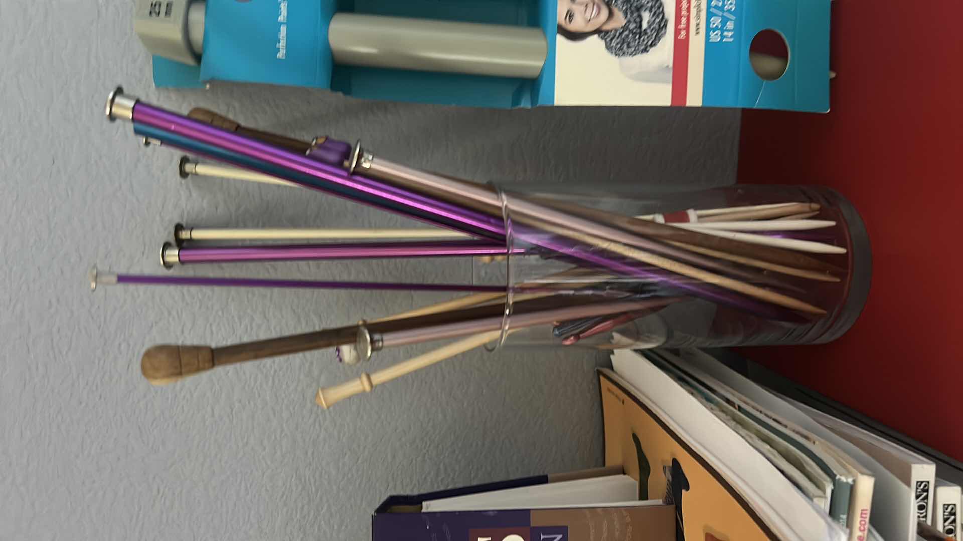 Photo 1 of KNITTING BOOKS AND SUPPLIES