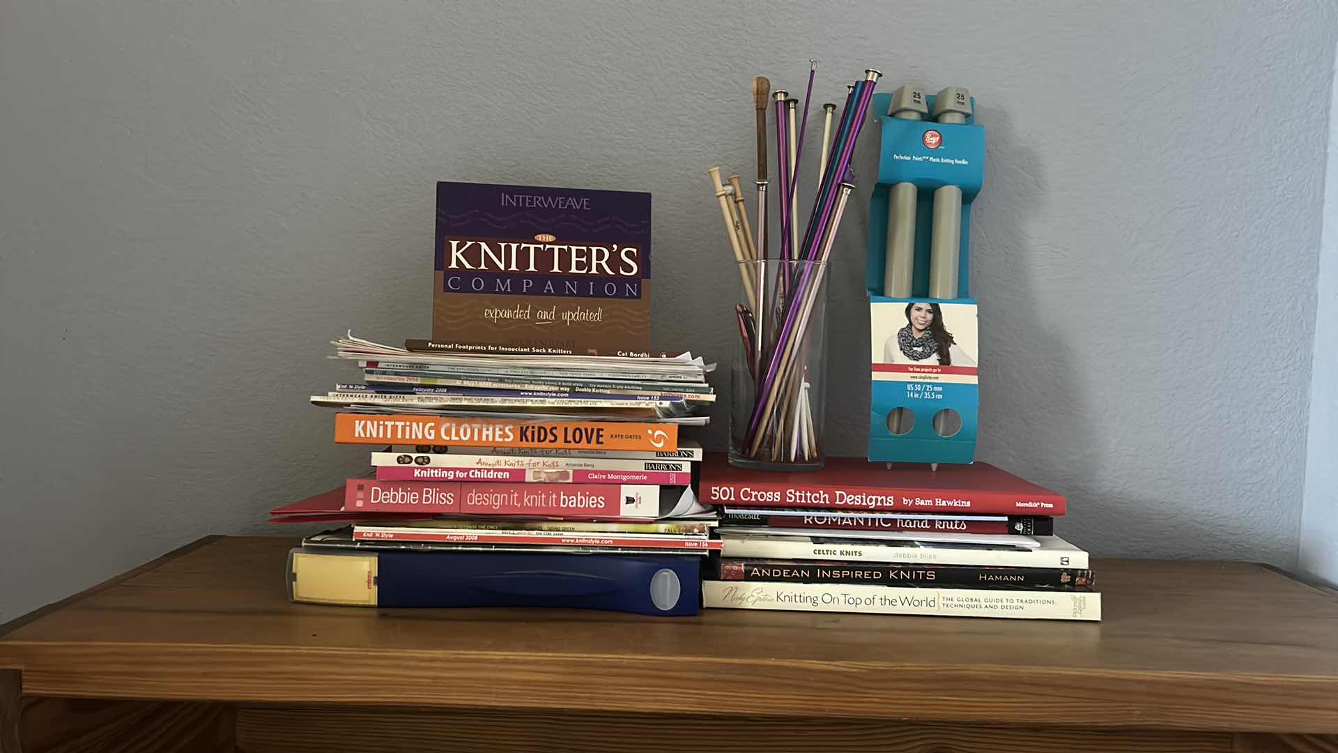 Photo 1 of KNITTING BOOKS AND SUPPLIES