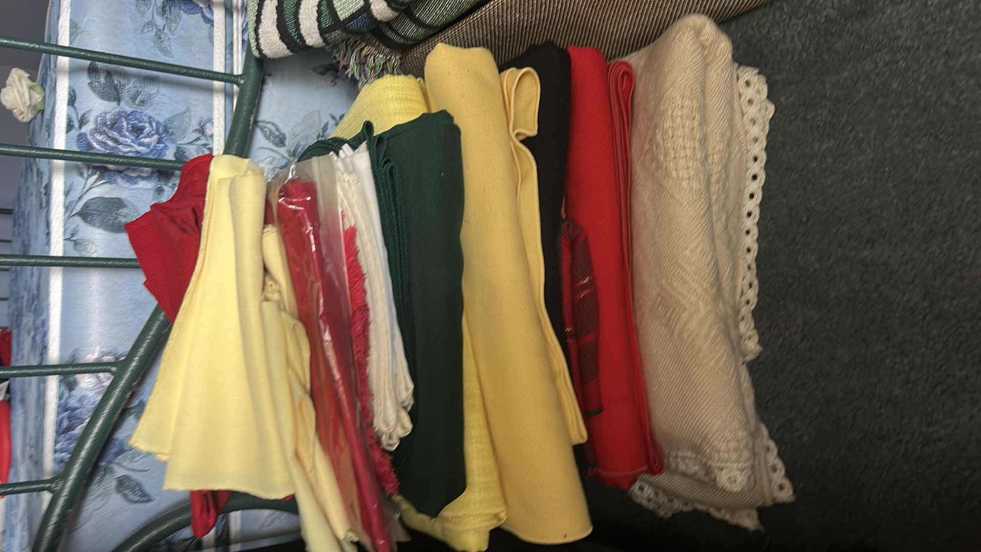 Photo 1 of TABLE CLOTHS, NAPKINS, LINENS, AND BLANKETS