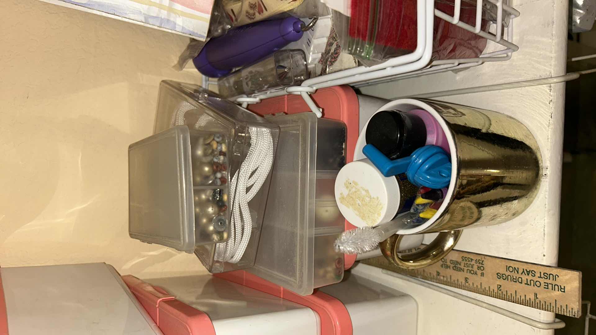 Photo 1 of CONTENTS ON SHELF IN LAUNDRY ROOM