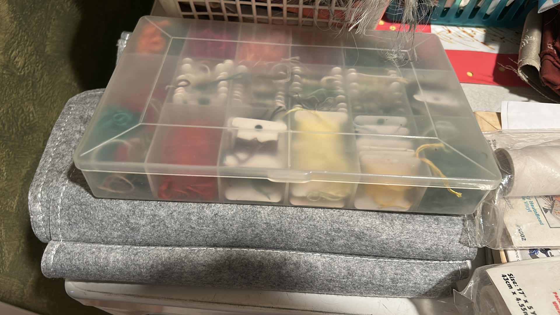 Photo 1 of KNITTING AND CROCHETING SUPPLIES, PATTERNS AND FABRIC