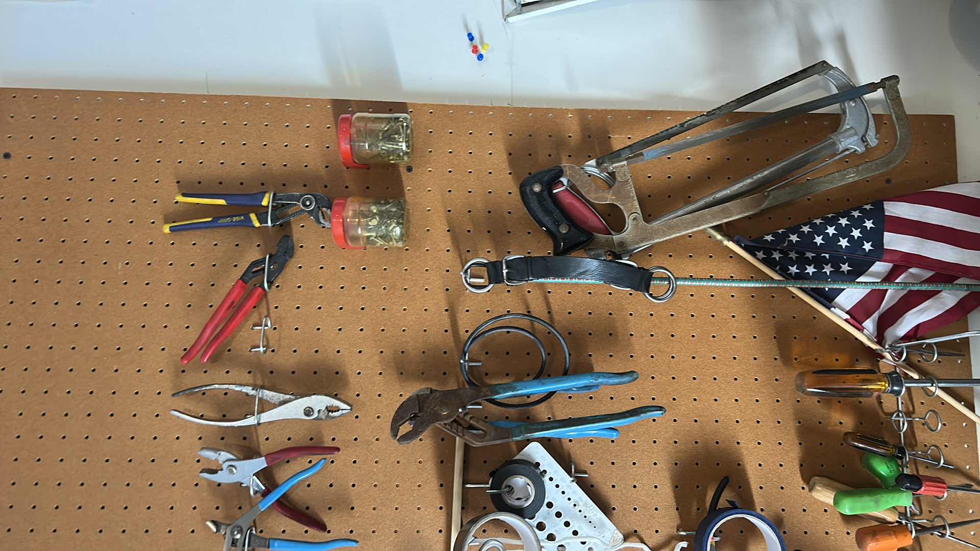 Photo 1 of PEGBOARD WALL FULL OF TOOLS