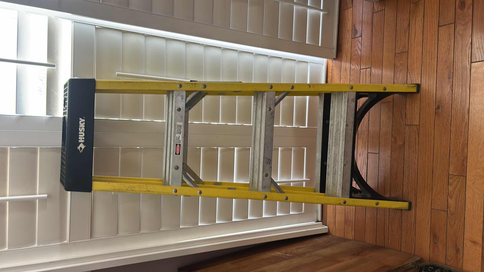 Photo 1 of HUSKY 4 FOOT FIBERGLASS STEP LADDER