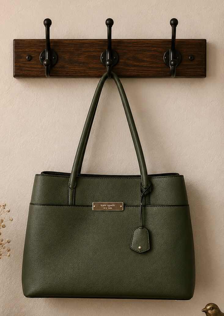 Photo 1 of OLIVE GREEN, KATE SPADE MADEIN  WAY, SAFFIANO LEATHER TOTE