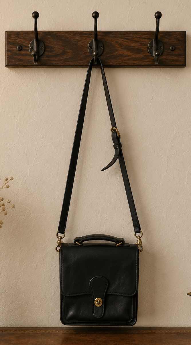 Photo 1 of VINTAGE COACH WILLIS TOP BLACK STATION BAG