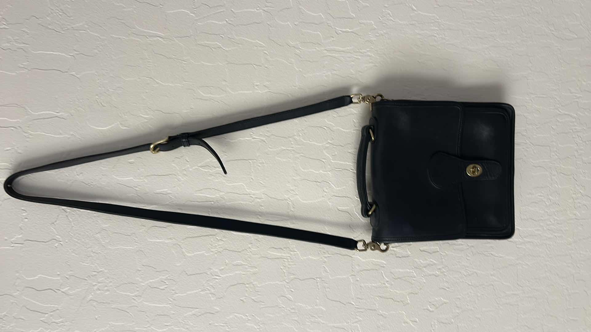 Photo 1 of VINTAGE COACH WILLIS TOP BLACK STATION BAG