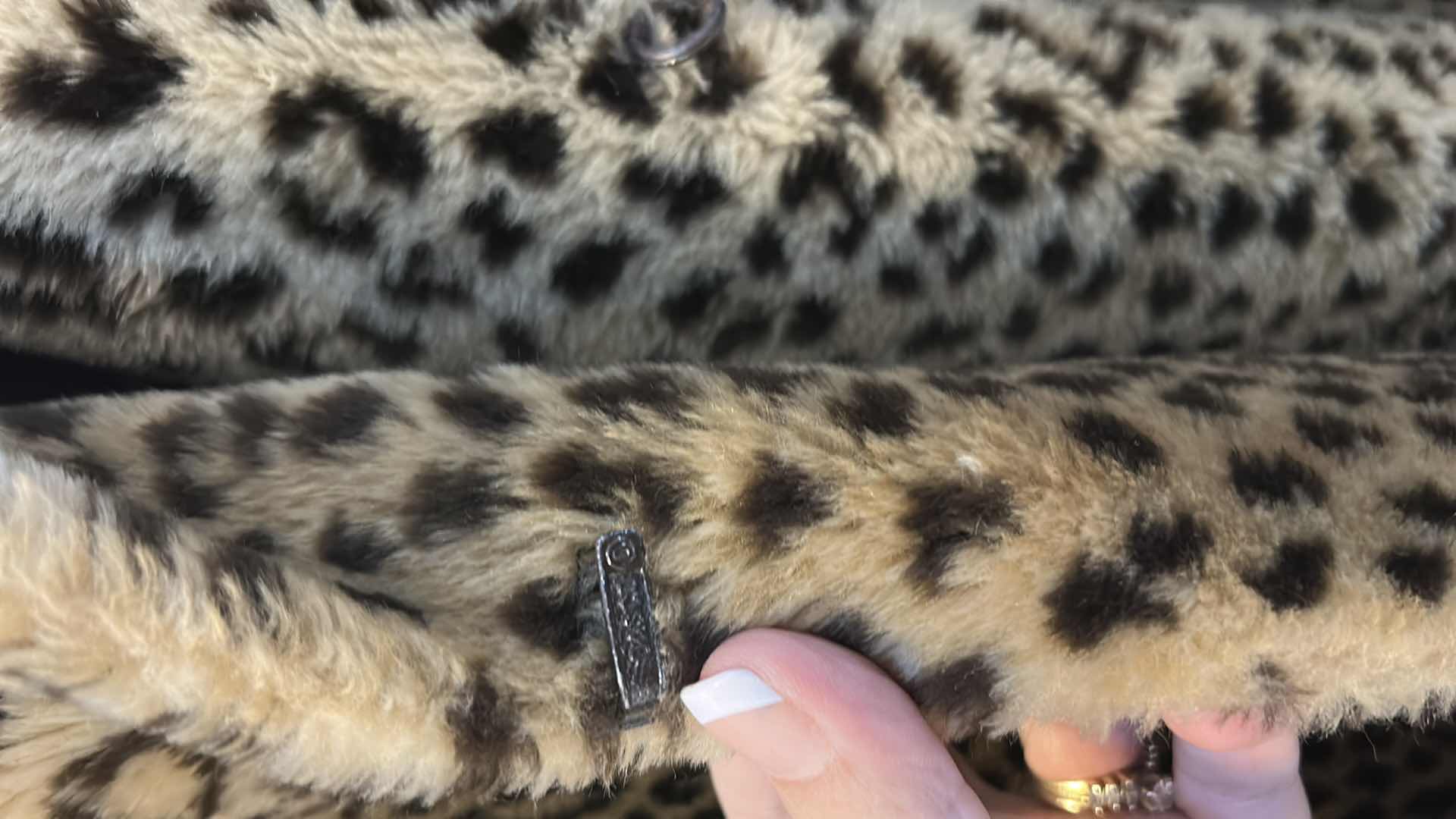 Photo 1 of VINTAGE 1980S FAUX FUR LEOPARD PRINT SWING COAT BY NORM THOMPSON OF PORTLAND, OREGON RETRO GLAM SILHOUETTE PLUS SIZE