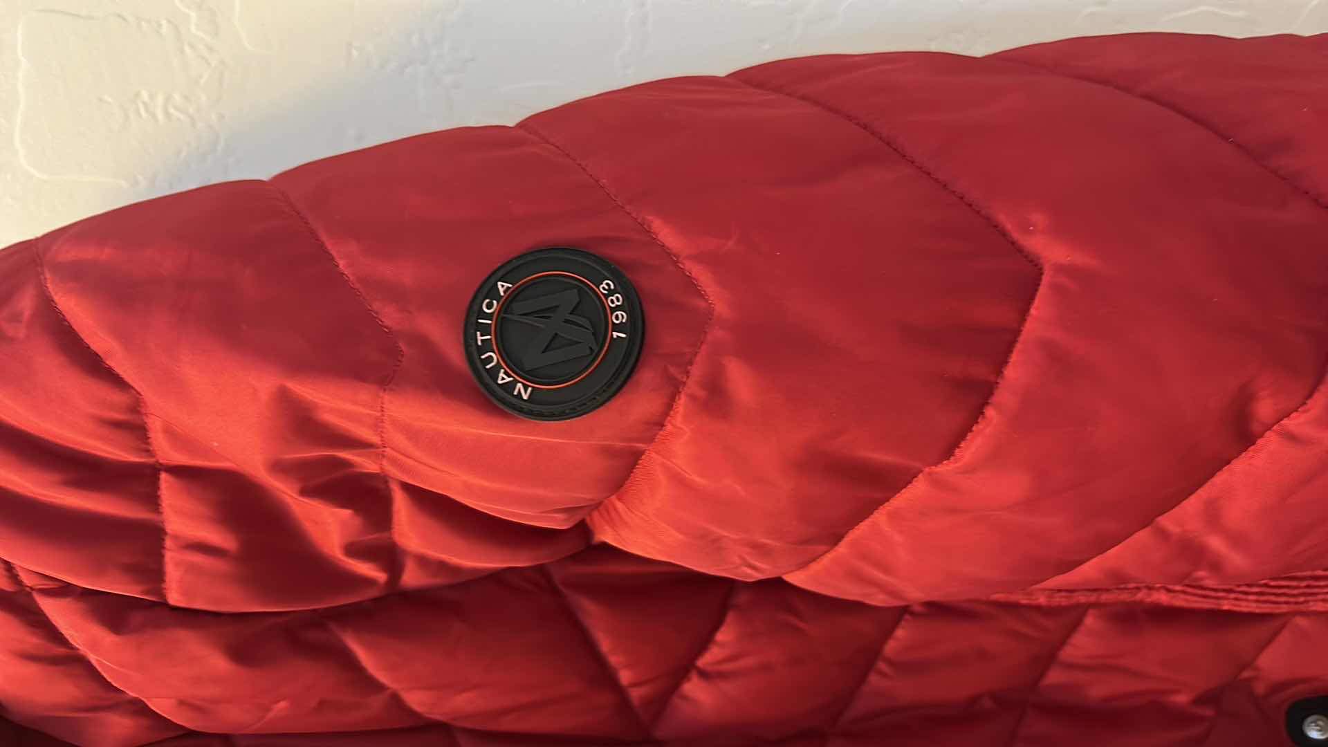 Photo 1 of RED NAUTICA WOMEN’S PUFFER JACKET, PLUS SIZE