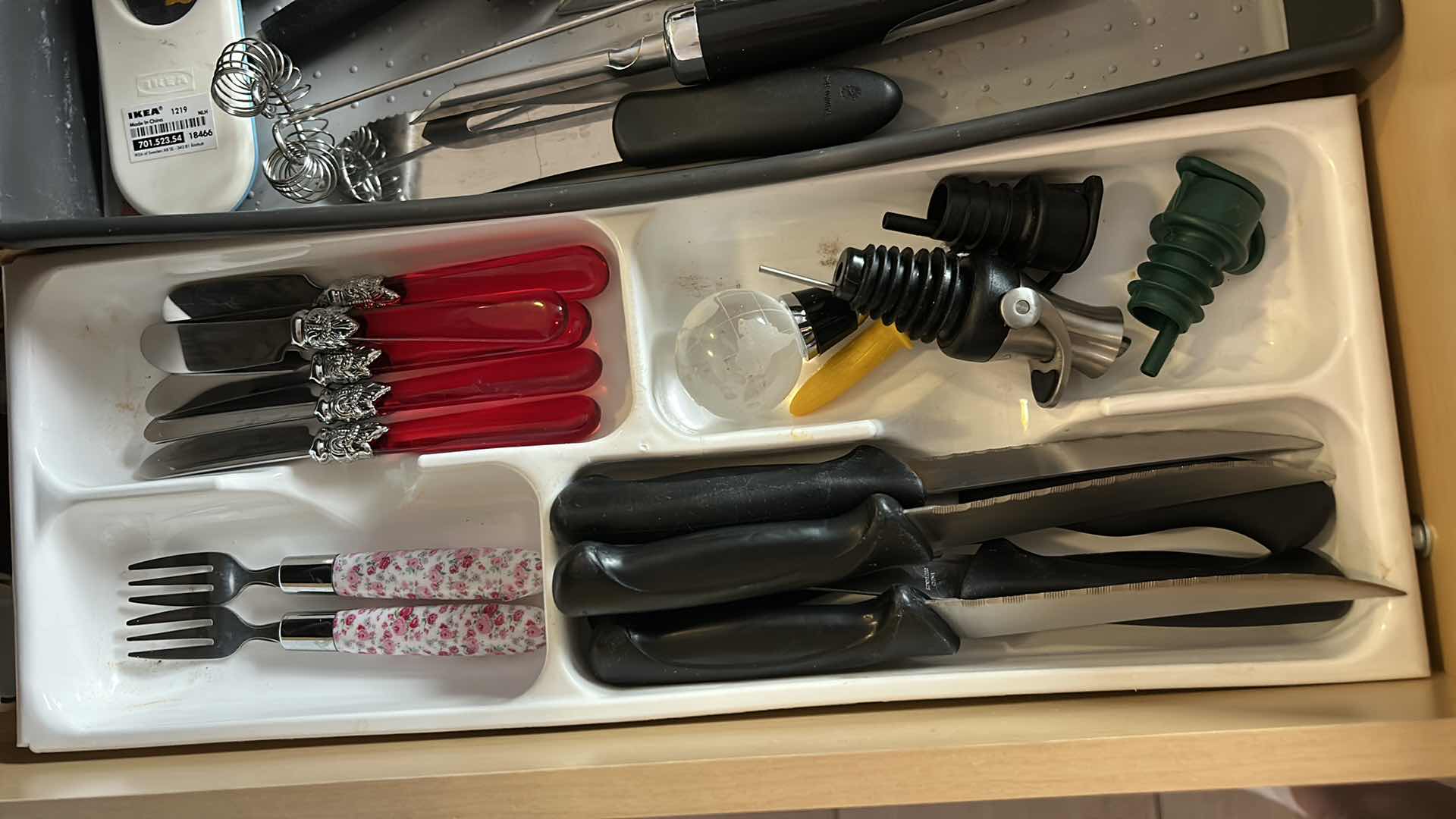 Photo 1 of CONTENTS OF TWO DRAWERS IN KITCHEN