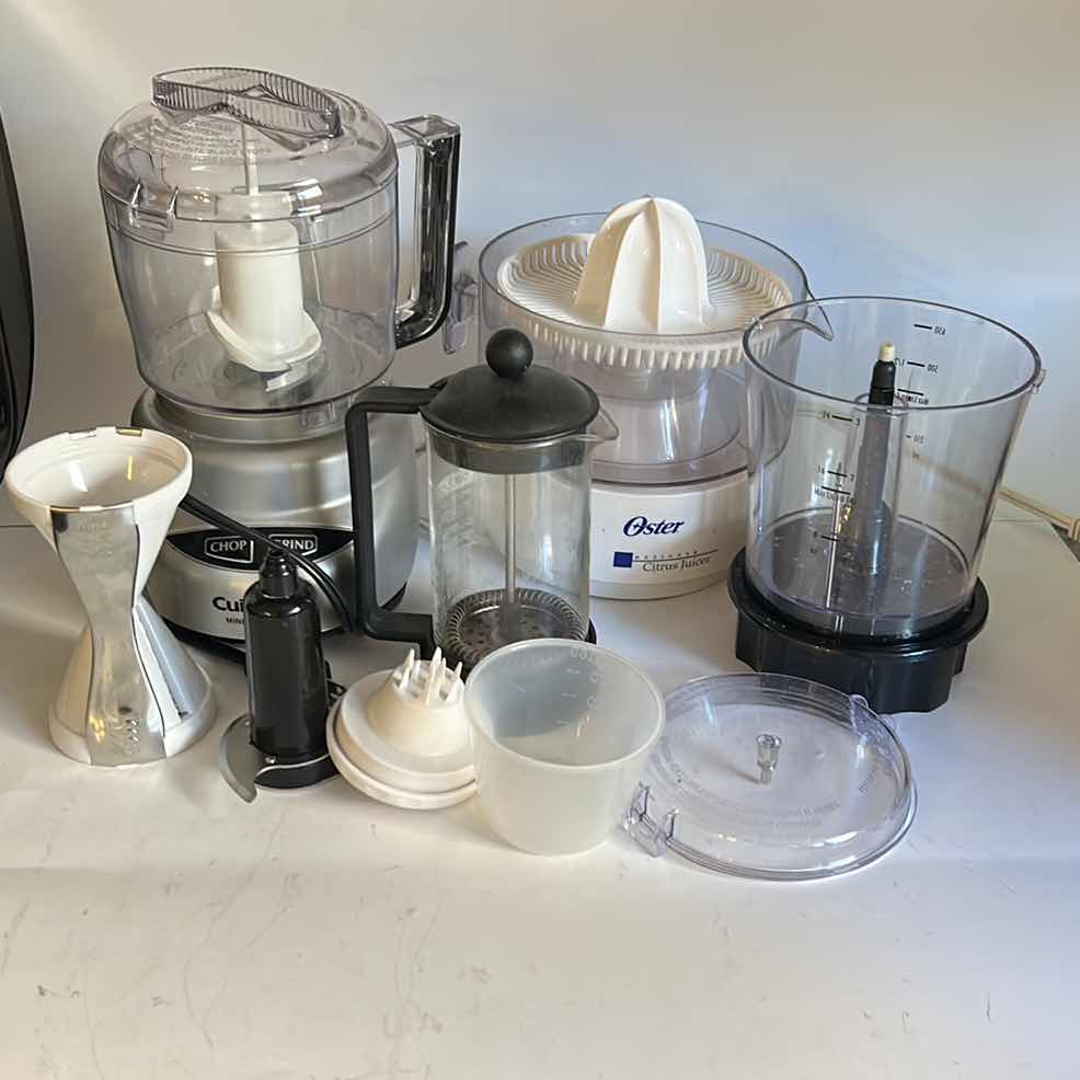 Photo 1 of CUISINART CHOPPER, JUICER AND FRENCH PRESS