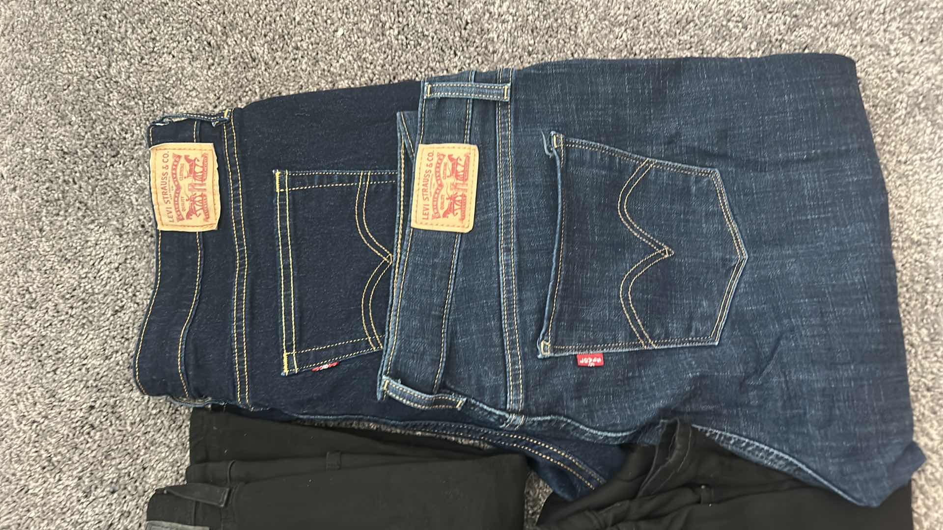 Photo 1 of FOUR PAIRS OF WOMEN’S LEVI JEANS PLUS SIZES