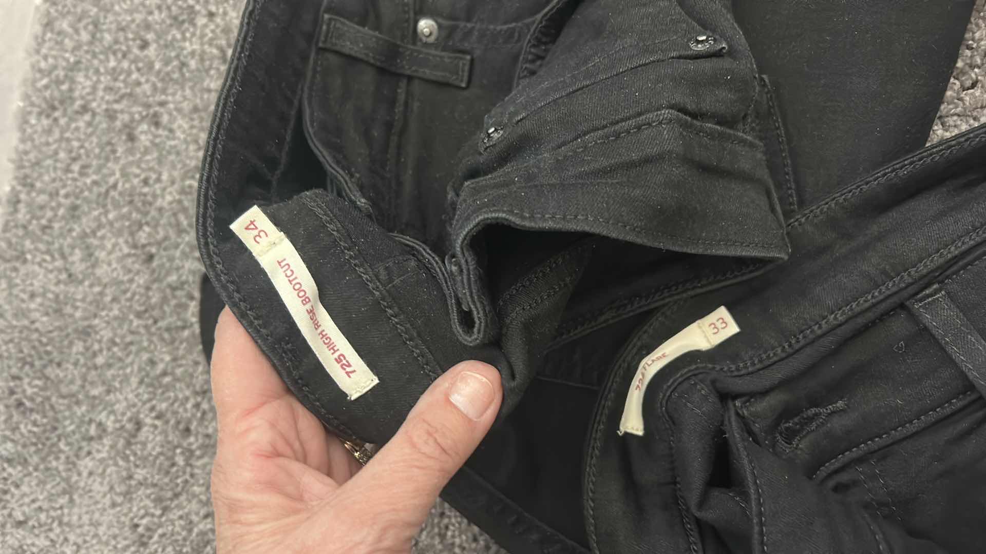 Photo 1 of FOUR PAIRS OF WOMEN’S LEVI JEANS PLUS SIZES