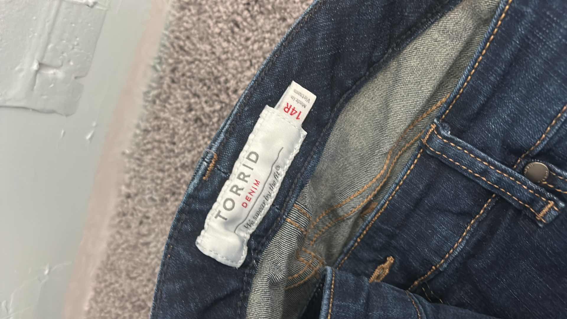 Photo 1 of 4 PAIRS OF WONENS PLUS SIZE JEANS - TORRID, BUFFALO AND MORE