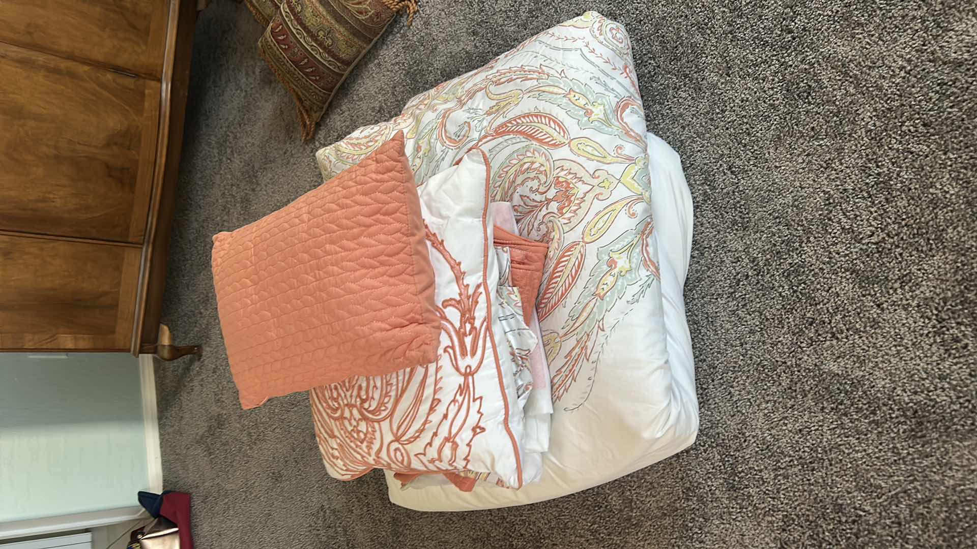 Photo 1 of QUEEN, BEDDING, PILLOWS AND SHAMS