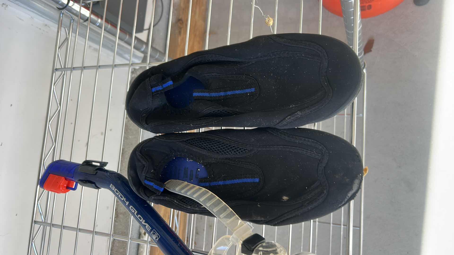 Photo 1 of WATER SHOES WOMEN’S SIZE 10, SNORKEL AND MASK