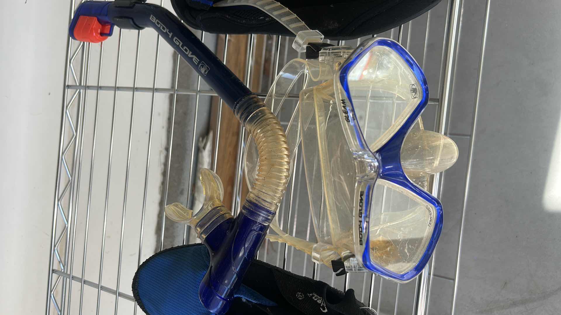 Photo 1 of WATER SHOES WOMEN’S SIZE 10, SNORKEL AND MASK