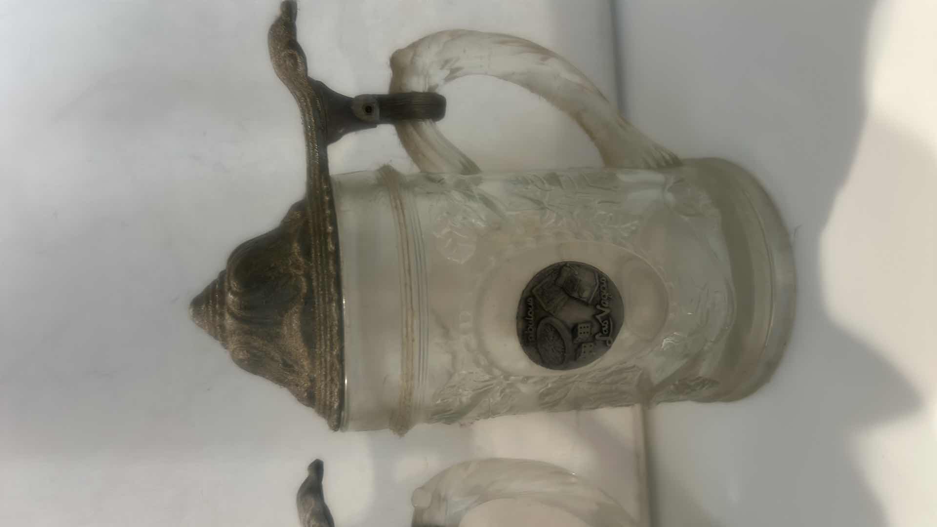 View 4 of SOLVANG & LAS VEGAS SOUVENIR BEER STEINS H 7”