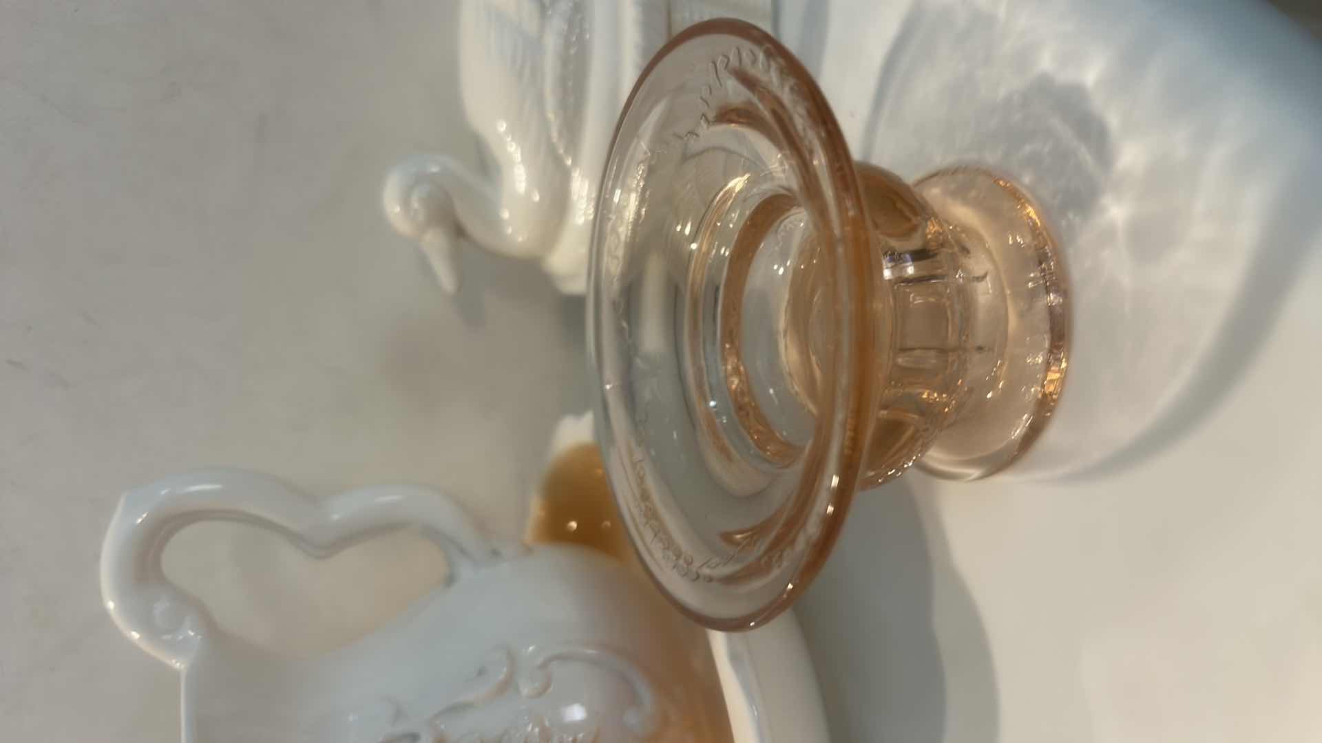 Photo 1 of VINTAGE TABLETOP DECOR ITEMS- CERAMIC PORCELAIN & GLASS