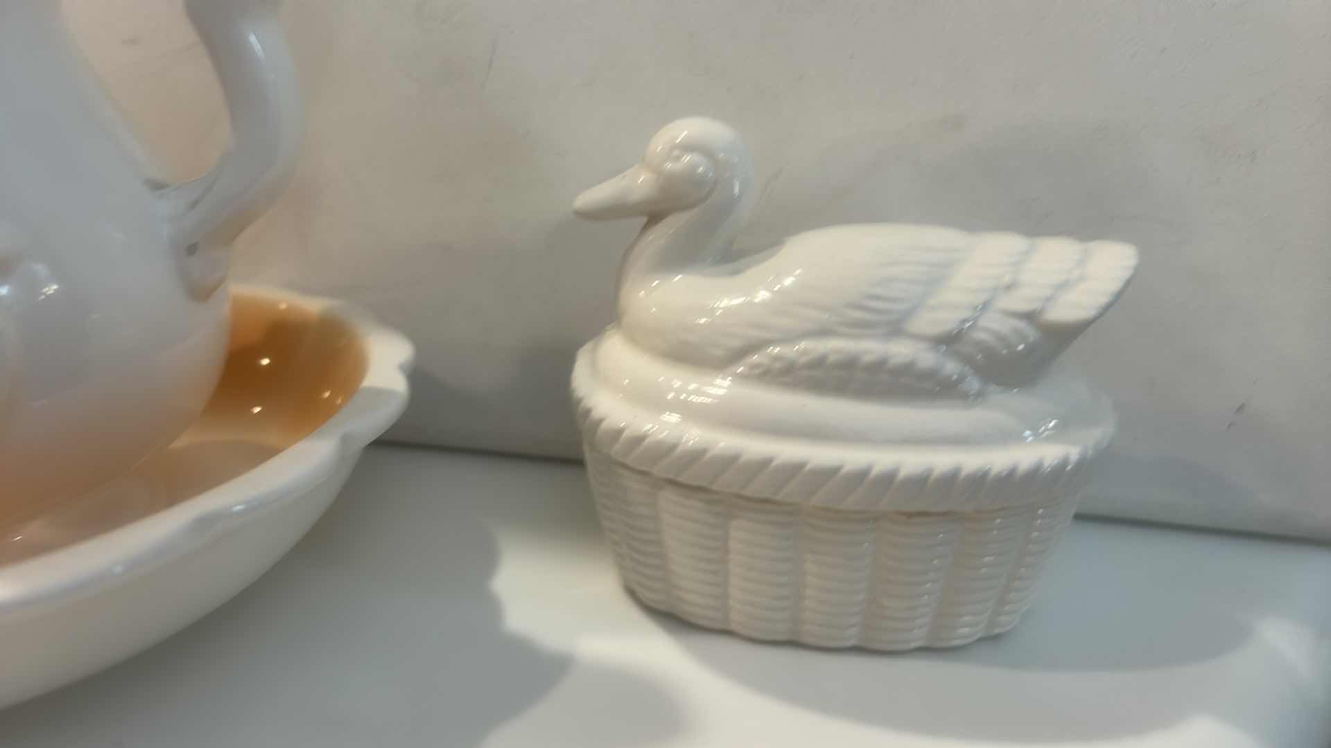 Photo 1 of VINTAGE TABLETOP DECOR ITEMS- CERAMIC PORCELAIN & GLASS