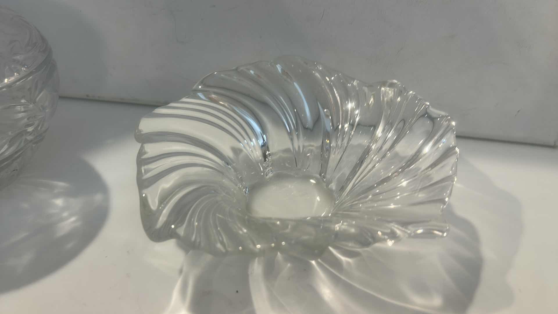 Photo 1 of CRYSTAL AND PRESSED GLASSWARE  TALLEST 8”