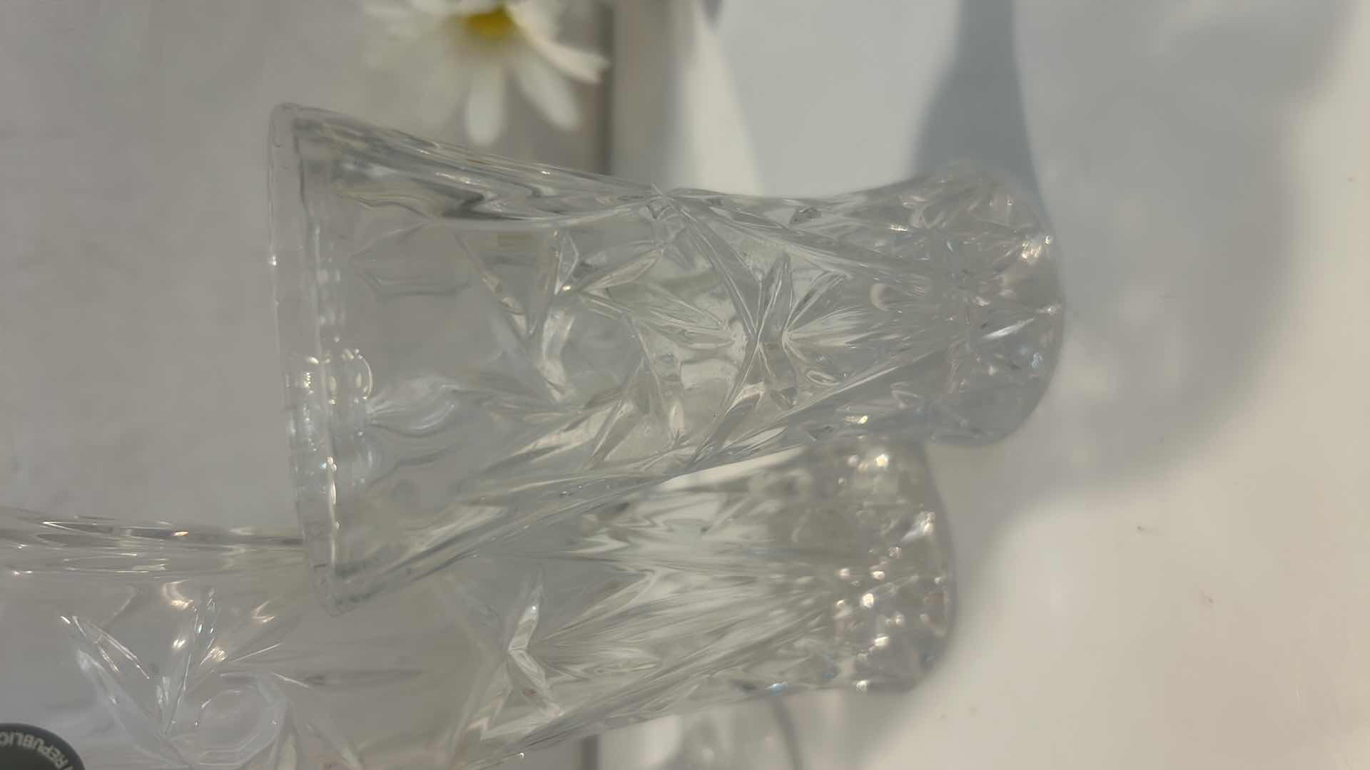 Photo 1 of CRYSTAL AND GLASS ASSORTMENT (LENOX VASE H6”)