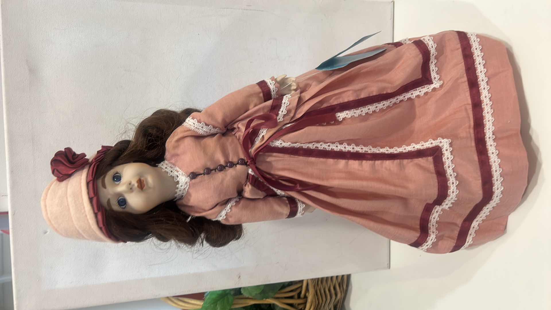 Photo 1 of VINTAGE DYNASTY VICTORIAN-STYLE COLLECTORS PORCELAIN DOLL H17”