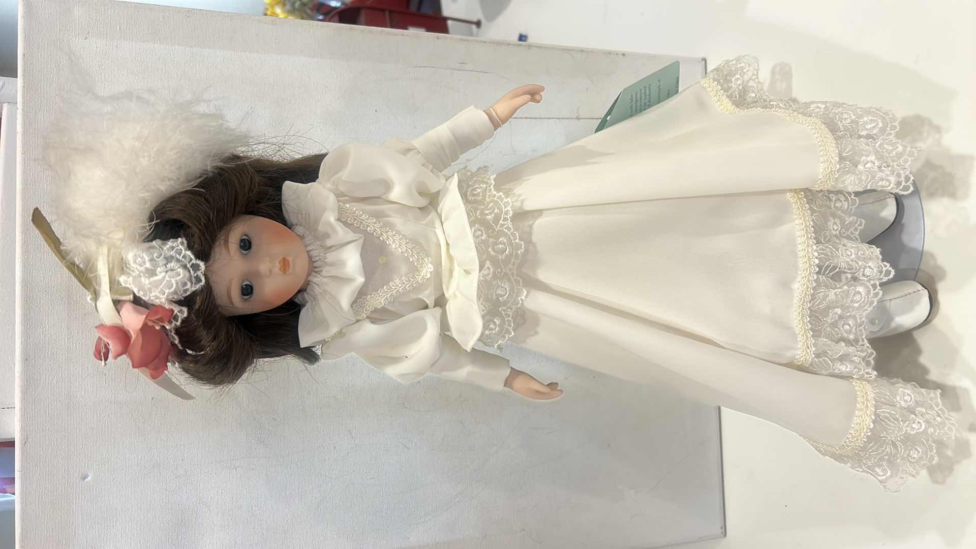 Photo 1 of DYNASTY PORCELAIN COLLECTIBLE BRIDE DOLL 18”