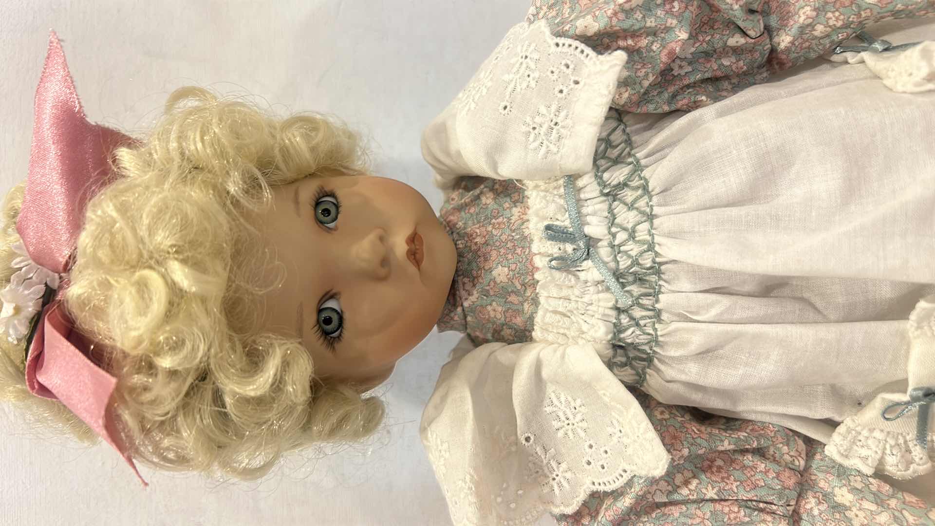 Photo 1 of FINE PORCELAIN COLLECTIBLE DOLL H16” $100