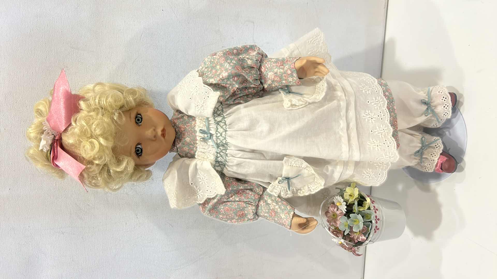 Photo 1 of FINE PORCELAIN COLLECTIBLE DOLL H16” $100