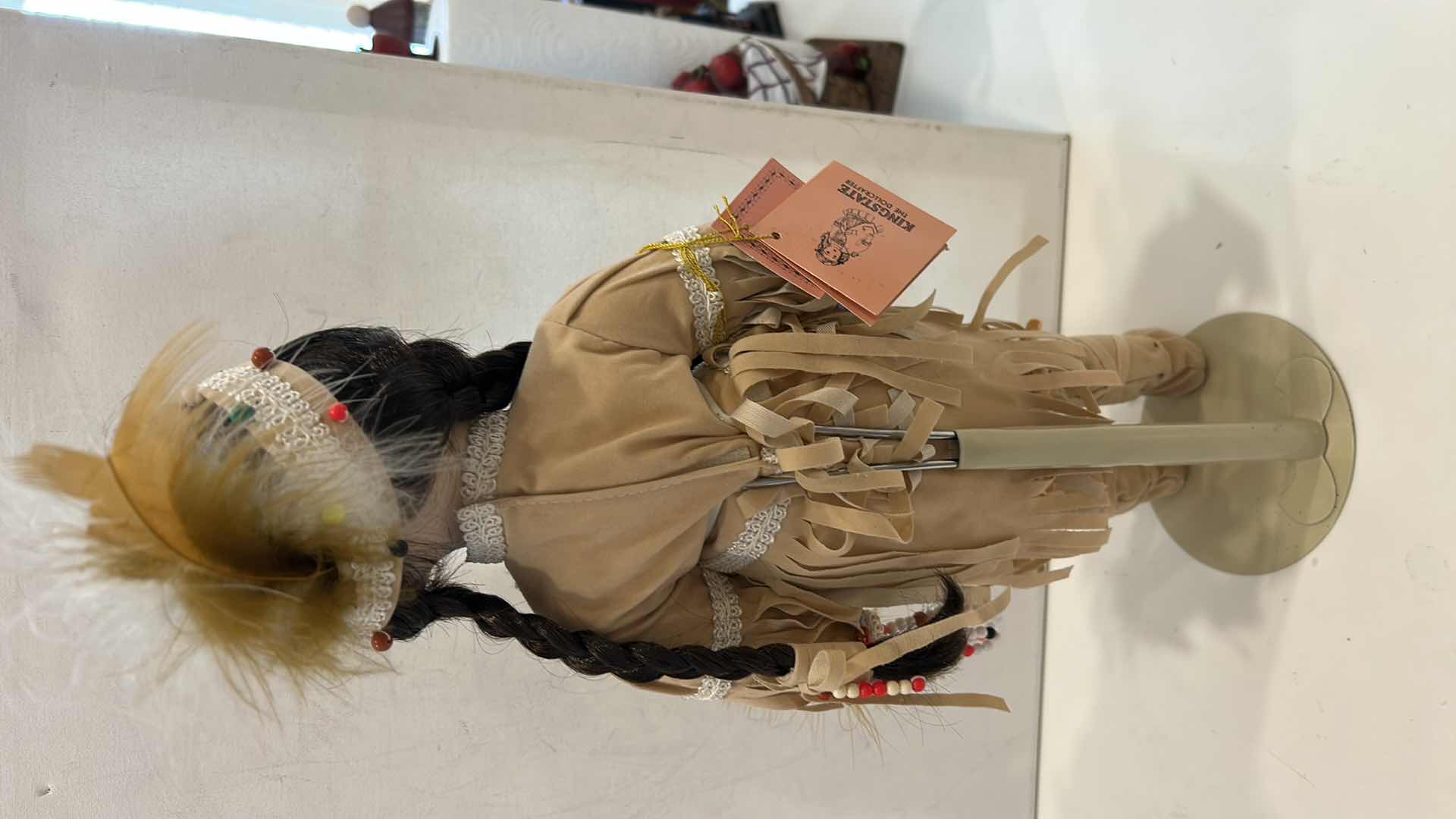 Photo 1 of LITTLE INDIAN PORCELAIN DOLL H17”