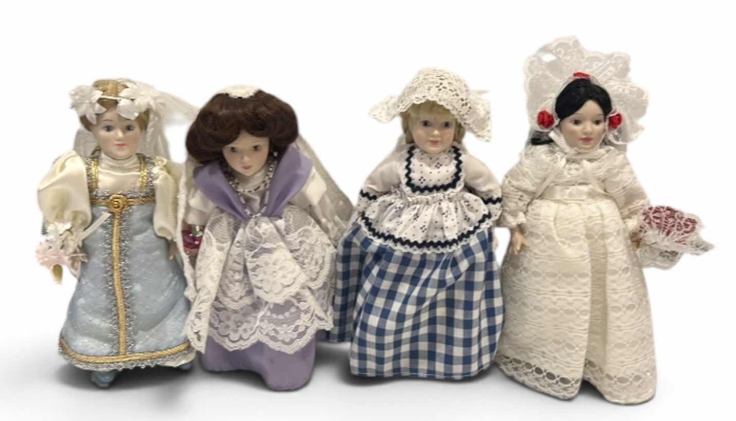Photo 1 of 4 COLLECTIBLE DOLLS H10”