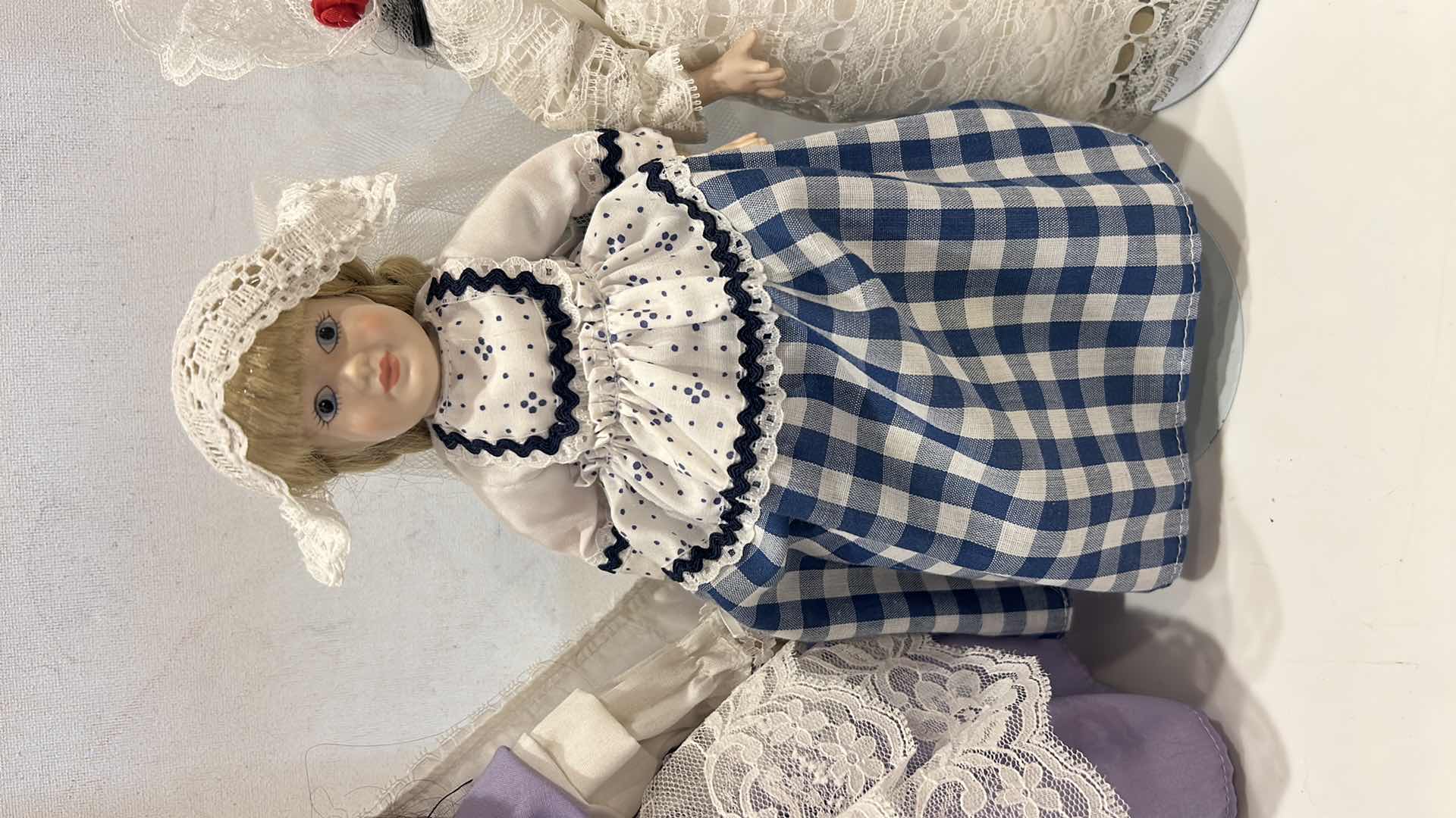 Photo 1 of 4 COLLECTIBLE DOLLS H10”