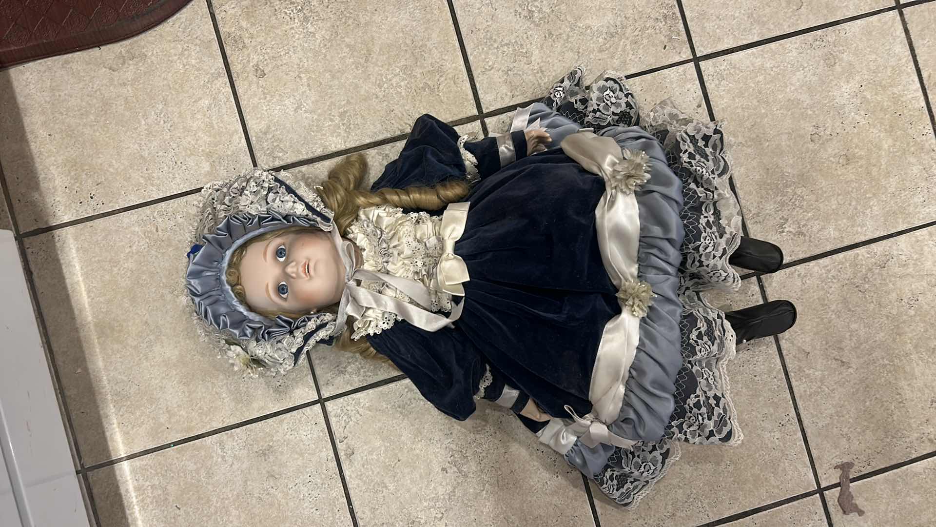 Photo 1 of VINTAGE COLLECTIBLE, PORCELAIN DOLL H29”
