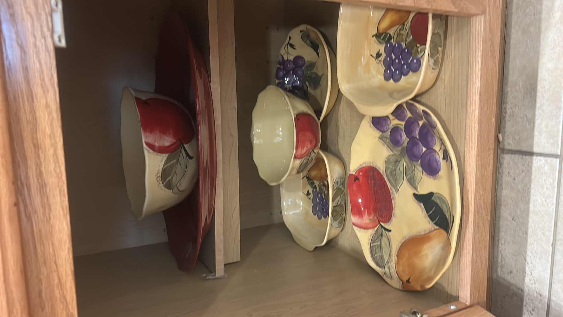 Photo 1 of CONTENTS OF KITCHEN CABINET