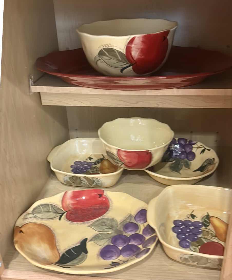 Photo 1 of CONTENTS OF KITCHEN CABINET