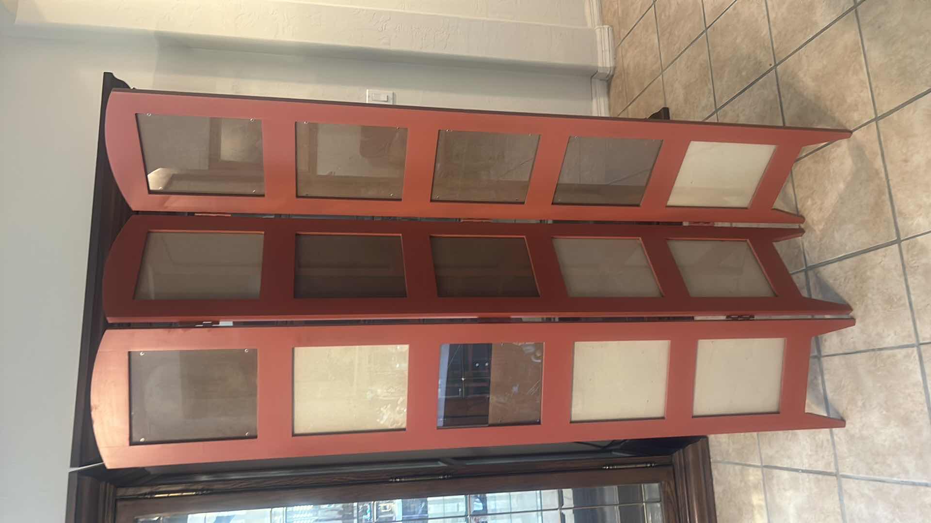 Photo 1 of WOOD PICTURE FRAME ROOM DIVIDER 33” x H69”