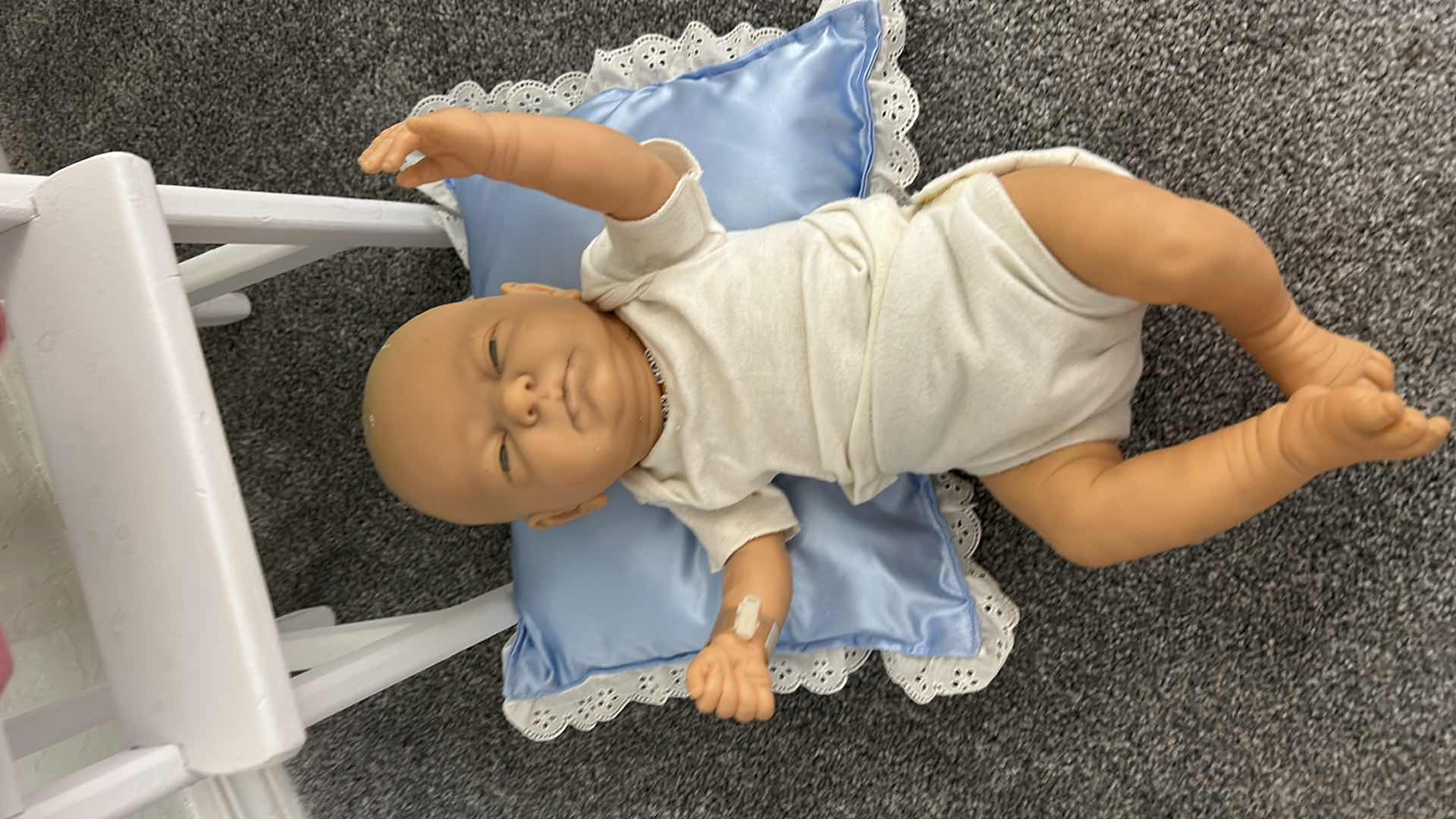 Photo 1 of TWO BABY DOLLS & HIGHCHAIR H29”